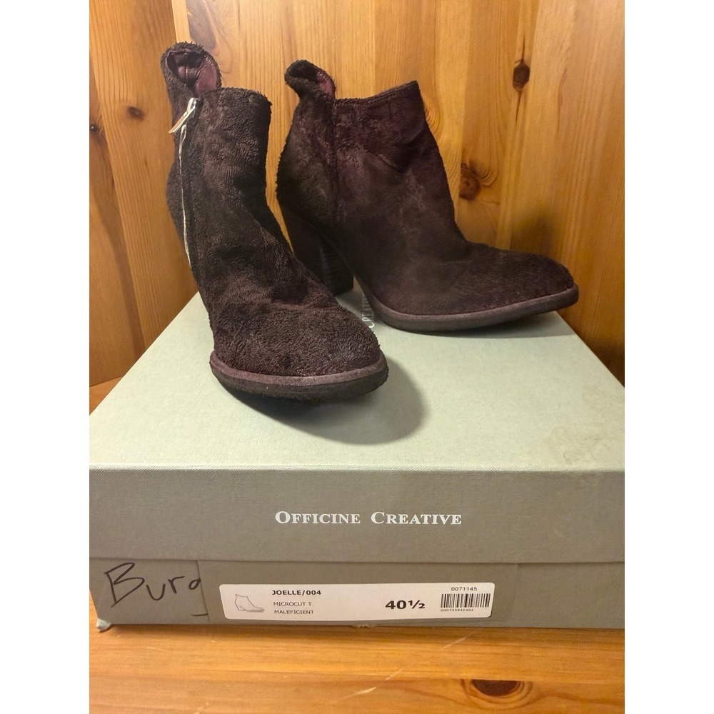 Officine Creative Joelle 004 Microcut T. Ankle Boots Maleficient EU 40.5 - Picture 1 of 6